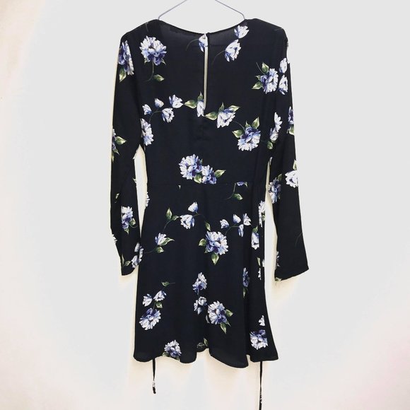 Lush Medium Floral Wrap Dress - Picture 2 of 2
